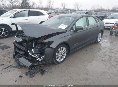 Lot #3052072063 2019 FORD FUSION HYBRID SE