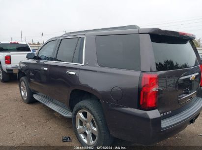 Lot #3035080179 2015 CHEVROLET TAHOE LT