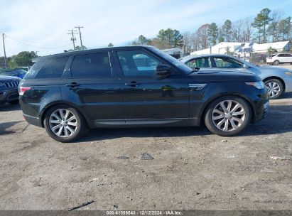 Lot #3051075868 2016 LAND ROVER RANGE ROVER SPORT 3.0L V6 SUPERCHARGED HSE