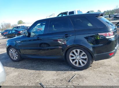 Lot #3051075868 2016 LAND ROVER RANGE ROVER SPORT 3.0L V6 SUPERCHARGED HSE