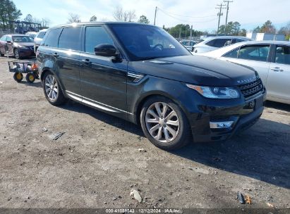 Lot #3051075868 2016 LAND ROVER RANGE ROVER SPORT 3.0L V6 SUPERCHARGED HSE