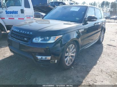 Lot #3051075868 2016 LAND ROVER RANGE ROVER SPORT 3.0L V6 SUPERCHARGED HSE