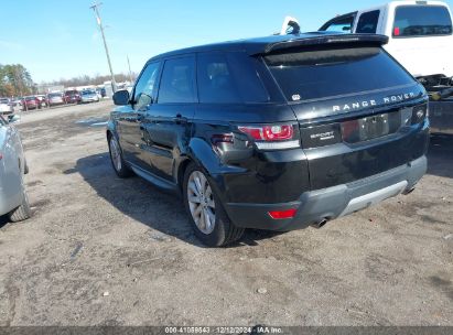 Lot #3051075868 2016 LAND ROVER RANGE ROVER SPORT 3.0L V6 SUPERCHARGED HSE