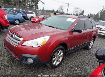 Lot #3035091817 2014 SUBARU OUTBACK 2.5I