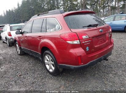 Lot #3035091817 2014 SUBARU OUTBACK 2.5I