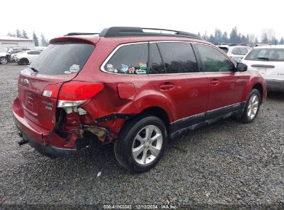 Lot #3035091817 2014 SUBARU OUTBACK 2.5I