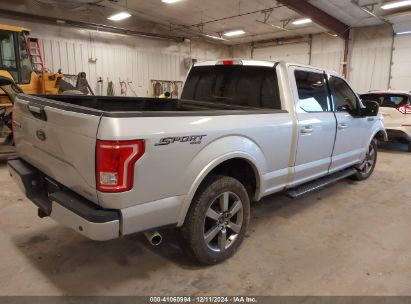 Lot #3062082299 2015 FORD F-150 XLT