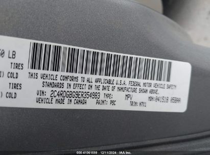 Lot #3042565544 2014 DODGE GRAND CARAVAN SE