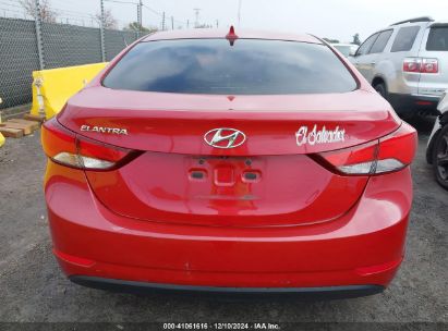 Lot #3035092134 2016 HYUNDAI ELANTRA VALUE EDITION