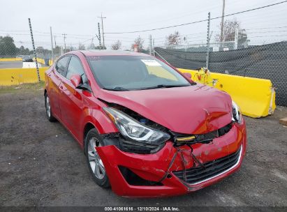 Lot #3035092134 2016 HYUNDAI ELANTRA VALUE EDITION