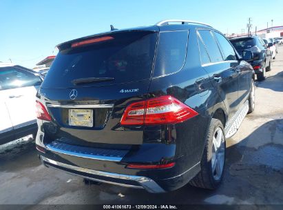 Lot #3051085650 2013 MERCEDES-BENZ ML 550 4MATIC