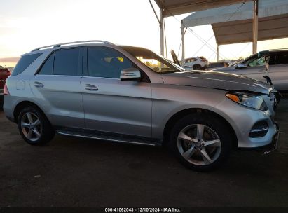 Lot #3050073129 2017 MERCEDES-BENZ GLE 350 4MATIC