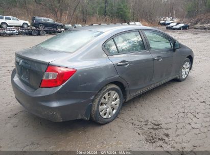 Lot #3034049901 2012 HONDA CIVIC LX