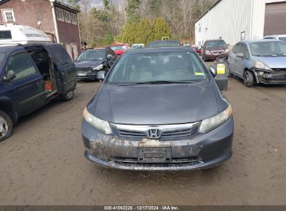 Lot #3034049901 2012 HONDA CIVIC LX