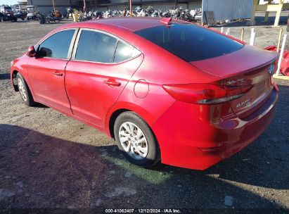 Lot #3034049900 2017 HYUNDAI ELANTRA SE