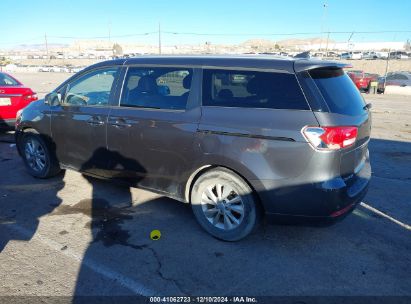 Lot #3037531268 2017 KIA SEDONA LX