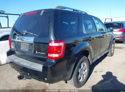 Lot #3051073570 2009 FORD ESCAPE HYBRID LIMITED