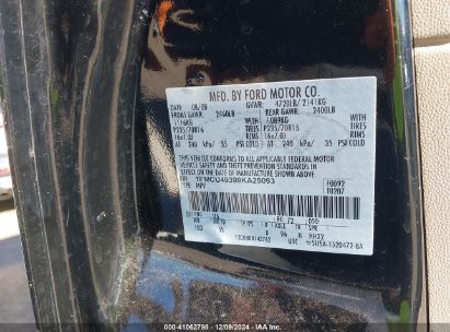 Lot #3051073570 2009 FORD ESCAPE HYBRID LIMITED