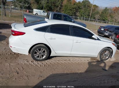 Lot #3034049462 2016 HYUNDAI SONATA