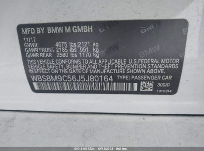 Lot #3051078647 2018 BMW M3 CS