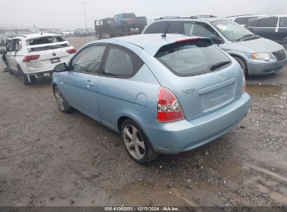 Lot #3034049347 2007 HYUNDAI ACCENT SE