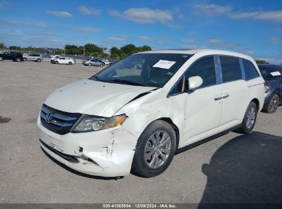 Lot #3034049332 2015 HONDA ODYSSEY EX-L