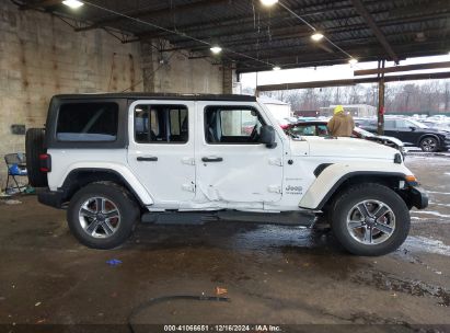 Lot #3045350397 2021 JEEP WRANGLER UNLIMITED SAHARA 4X4