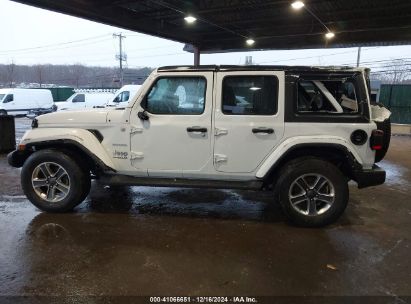 Lot #3045350397 2021 JEEP WRANGLER UNLIMITED SAHARA 4X4