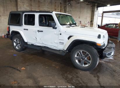 Lot #3045350397 2021 JEEP WRANGLER UNLIMITED SAHARA 4X4