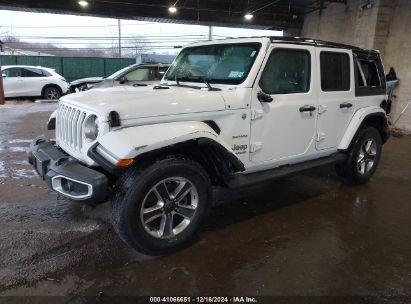 Lot #3045350397 2021 JEEP WRANGLER UNLIMITED SAHARA 4X4