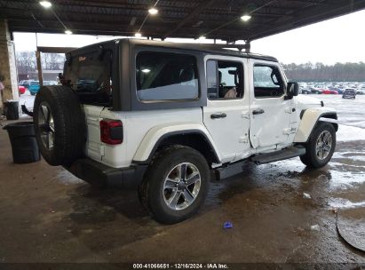 Lot #3045350397 2021 JEEP WRANGLER UNLIMITED SAHARA 4X4