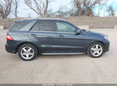 Lot #3050081850 2014 MERCEDES-BENZ ML 350 4MATIC