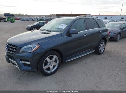 Lot #3050081850 2014 MERCEDES-BENZ ML 350 4MATIC