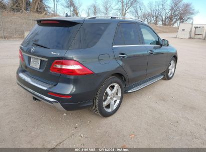 Lot #3050081850 2014 MERCEDES-BENZ ML 350 4MATIC