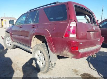 Lot #3052080042 2005 TOYOTA 4RUNNER SR5 V6