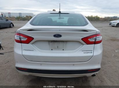 Lot #3045358712 2016 FORD FUSION HYBRID TITANIUM