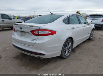 Lot #3045358712 2016 FORD FUSION HYBRID TITANIUM