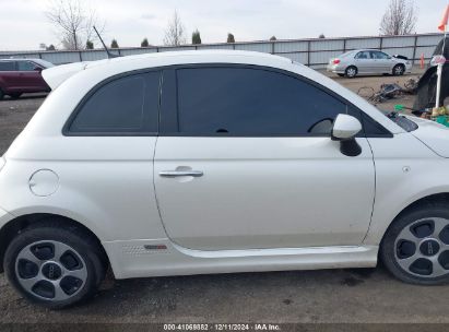 Lot #3053067977 2017 FIAT 500E BATTERY ELECTRIC