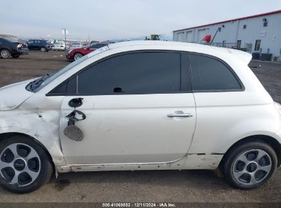 Lot #3053067977 2017 FIAT 500E BATTERY ELECTRIC