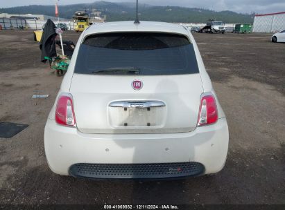 Lot #3053067977 2017 FIAT 500E BATTERY ELECTRIC