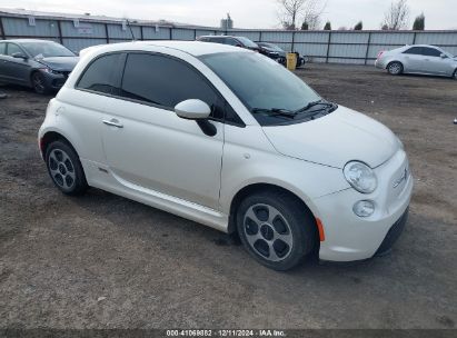 Lot #3053067977 2017 FIAT 500E BATTERY ELECTRIC