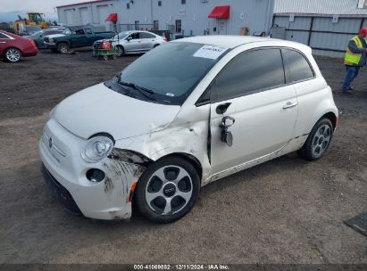 Lot #3053067977 2017 FIAT 500E BATTERY ELECTRIC