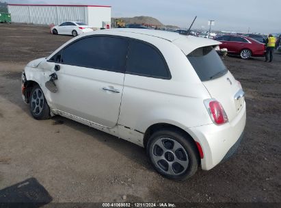 Lot #3053067977 2017 FIAT 500E BATTERY ELECTRIC