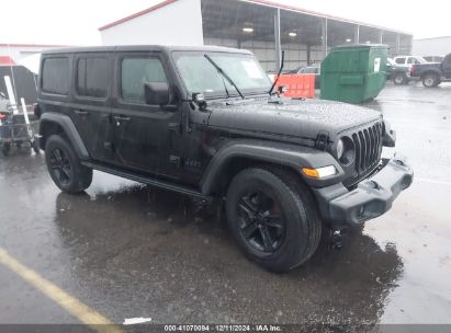 Lot #3056066555 2020 JEEP WRANGLER UNLIMITED SPORT ALTITUDE 4X4