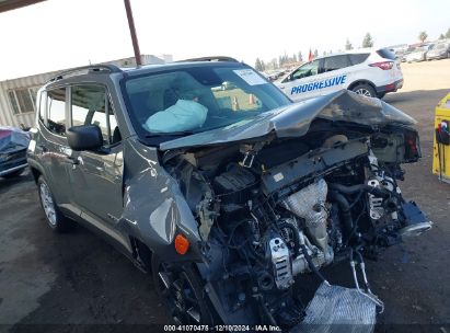 Lot #3046372953 2021 JEEP RENEGADE SPORT FWD