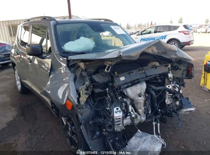 Lot #3046372953 2021 JEEP RENEGADE SPORT FWD