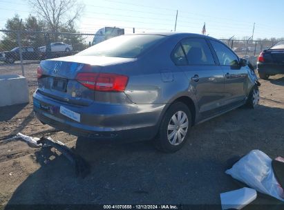 Lot #3034049669 2015 VOLKSWAGEN JETTA 2.0L S