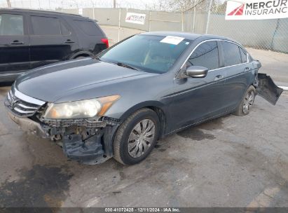 Lot #3034472516 2012 HONDA ACCORD 2.4 LX