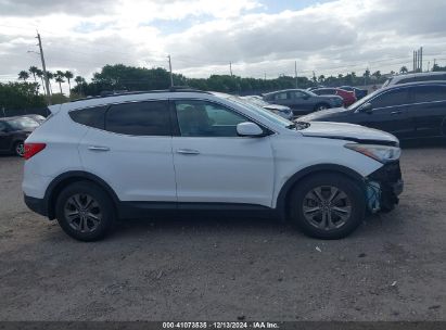 Lot #3050077087 2014 HYUNDAI SANTA FE SPORT 2.4L