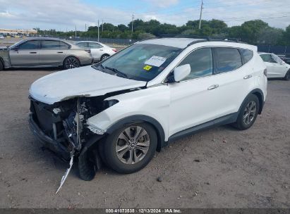 Lot #3050077087 2014 HYUNDAI SANTA FE SPORT 2.4L